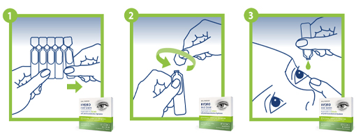 DR.THEISS Hydro med Green Eye Dose Amp, 20X0.35 ml