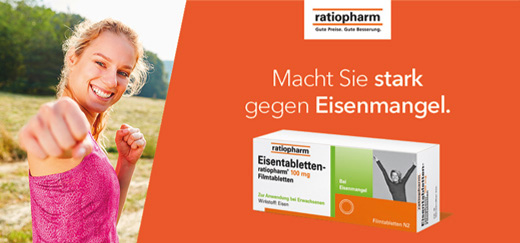 EISENTABLETTEN-ratiopharm 100 mg filmtabletta, 50 db