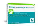 GINKGO-1A Pharma 240 mg filmtabletta, 60 db kapszula