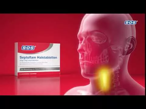 Videó erről Septoflam torokpasztilla (8 db)