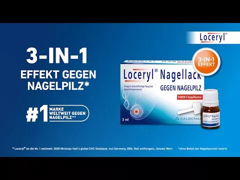 Videó erről Loceryl körömlakk körömgomba ellen DIREKT-applikátor, 1,25 ml