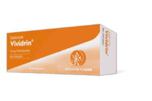CETIRIZIN Vividrin 10 mg filmtabletta, 100 db
