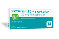 CETIRIZIN 10-1A Pharma filmtabletta, 50 db