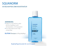 DUCRAY SQUANORM Korpásodás elleni cink hajtinktúra, 200 ml