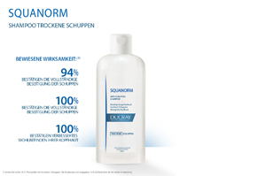 DUCRAY SQUANORM száraz korpásodás elleni sampon, 200 ml