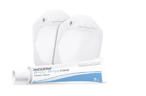 ANESDERM 25 mg/g + 25 mg/g krém + 2 tapasz, 5 g