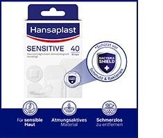 HANSAPLAST Érzékeny tapasz hipoallergén csíkok, 40 db
