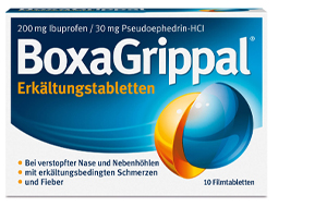 BOXAGRIPPAL Hideg tabletta 200 mg/30 mg FTA, 10 db