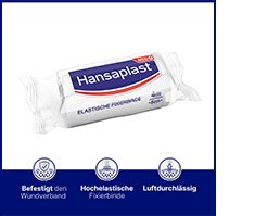 HANSAPLAST rugalmas rögzítőszalag, kreppelt 8 cm x 4 m, 1 db