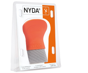 NYDA Tetűfésű fém, 1 db