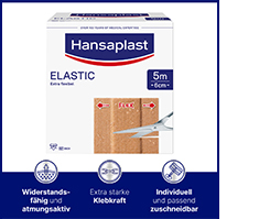 HANSAPLAST Elasztikus gipsz 6 cmx5 m, 1 db