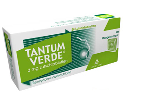 TANTUM VERDE 3 mg-os menta ízű cukortabletta, 20 db