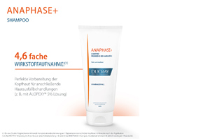 DUCRAY ANAPHASE+ Sampon hajhullás, 400 ml