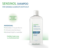 DUCRAY SENSINOL Sampon Physio bőrvédővel, 400 ml