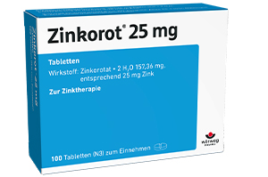 ZINKOROT 25 mg-os tabletta, 20 db