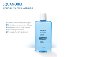DUCRAY SQUANORM Korpásodás elleni cink hajtinktúra, 200 ml