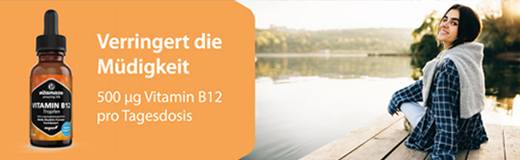 VITAMIN B12 100 µg nagy dózisú vegán cseppek, 50 ml