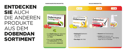 DOBENSANA Herbal Cherry Paste Vit.C & Zinc Pastil., 16 db
