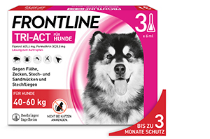 FRONTLINE Tri-Act cseppentős oldat 40-60 kg-os kutyáknak, 3 db