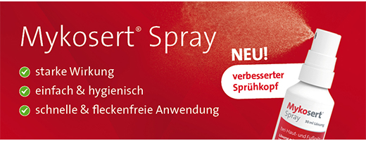 MYKOSERT Spray bőr- és lábgomba ellen, 2X30 ml