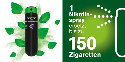 NICORETTE Mentol spray 1 mg/spray puff, 2 db