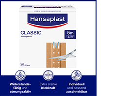 HANSAPLAST Klasszikus gipsz 4 cmx5 m, 1 db