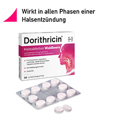 DORITHRICIN Toroktabletták erdei bogyós gyümölcs, 40 db