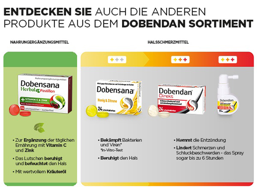 DOBENSANA Herbal Cherry Paste Vit.C & Zinc Pastil., 36 db