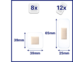 HANSAPLAST Aqua Protect vakolatcsíkok, 20 db
