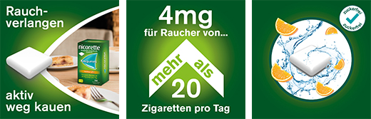 NICORETTE Rágógumi 4 mg freshfruit, 210 db