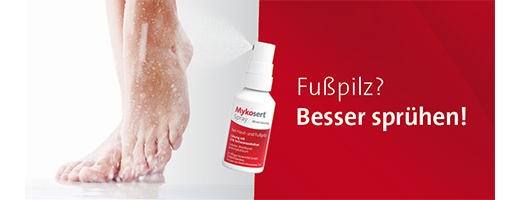 MYKOSERT Spray bőr- és lábgomba ellen, 2X30 ml