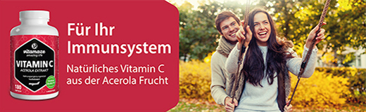 VITAMIN C 160 mg acerola kivonat tiszta vegán kapszula, 180 db