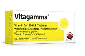 VITAGAMMA D3-vitamin 1000 NE tabletta, 200 db