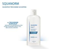 DUCRAY SQUANORM száraz korpásodás elleni sampon, 200 ml