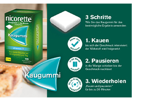 NICORETTE Rágógumi 4 mg fehérmenta, 105 db