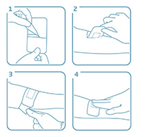 LEUKOMED bőrérzékeny steril 10x25 cm, 20 db