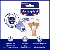 HANSAPLAST Rugalmas ujjbeggyel ellátott gipszcsíkok, 10 db