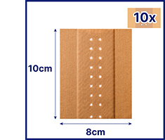 HANSAPLAST Klasszikus gipsz 8cm x1 m, 1 db