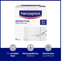 HANSAPLAST Érzékeny gipsz 8 cmx5 m-es tekercs, 1 db