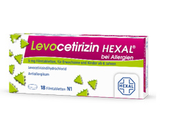 LEVOCETIRIZIN HEXAL allergia esetén 5 mg filmtabletta, 100 db