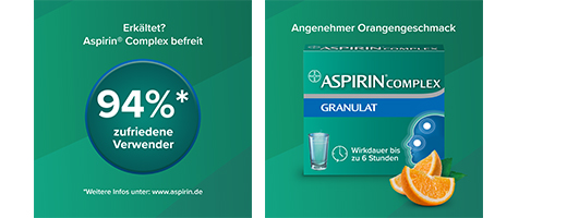ASPIRIN COMPLEX tasak granulátummal szuszpenzió készítéséhez, 10 db