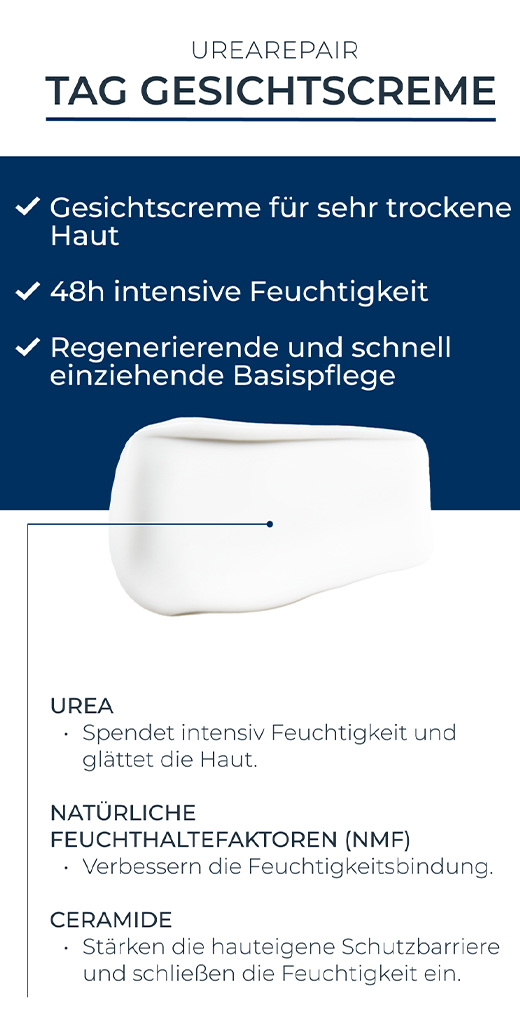 EUCERIN UreaRepair arckrém 5% nappali, 50 ml