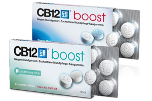 CB12 boost erős mentolos rágógumi, 10 db