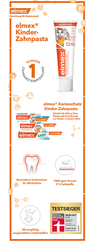 ELMEX Gyermek fogkrém hajtogatott doboz, 50 ml