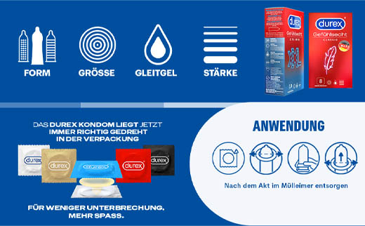 DUREX naturals óvszer vízalapú síkosítóval, 10 db