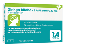 GINKGO BILOBA-1A Pharma 120 mg filmtabletta, 60 kapszula, 60 db