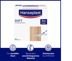 HANSAPLAST Puha gipsz 4 cmx5 m-es tekercs, 1 db