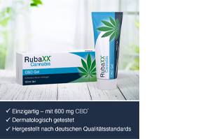 RUBAXX Cannabis CBD Gél, 120 g