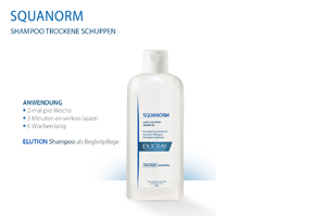 DUCRAY SQUANORM száraz korpásodás elleni sampon, 200 ml