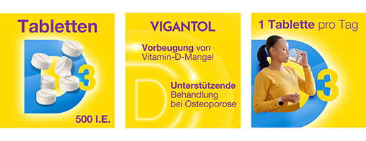 VIGANTOL 500 NE D3-vitamin tabletta, 50 db